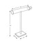 Azar Displays T-Stand Necklace/Bracelet Counter Display. Clear 15"H x 14"W, PK2 300685 - alternate 3